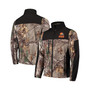 Men's Realtree Camo and Black Cleveland Browns Circle Hunter Softshell Full-Zip Jacket