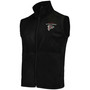 Men's Black Atlanta Falcons Houston Fleece Full-Zip Vest