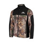 Men's Realtree Camo and Black Seattle Seahawks Circle Hunter Softshell Full-Zip Jacket