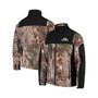 Men's Realtree Camo and Black Seattle Seahawks Circle Hunter Softshell Full-Zip Jacket