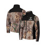 Men's Realtree Camo and Black Las Vegas Raiders Circle Hunter Softshell Full-Zip Jacket
