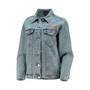 Men's WNBA Logo woman Full-Button Denim Jacket
