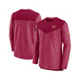 Men's Burgundy Washington Commanders Sideline Lockup Performance Quarter-zip Jacket