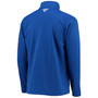 Men's Royal Florida Gators Terminal Tackle Fleece Raglan Omni-Shade Quarter-Zip Jacket