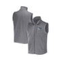 Men's NFL x Darius Rucker Collection by Gray Seattle Seahawks Polar Fleece Full-Zip Vest