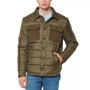 Men's Mid Weight Quilt Mix Media Jacket