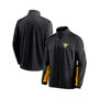 Men's Branded Black Pittsburgh Penguins Authentic Pro Locker Room Rinkside Full-Zip Jacket