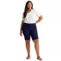 Plus-Size Stretch Cotton Shorts
