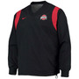 Men's Black Ohio State Buckeyes Rev Pullover Windbreaker Jacket