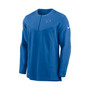Men's Blue Detroit Lions Sideline Half-Zip UV Performance Jacket
