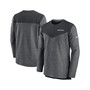 Men's Charcoal Baltimore Ravens Sideline Lockup Performance Quarter-zip Jacket