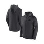Men's Branded Heather Charcoal Chicago Blackhawks Authentic Pro Road Tech Full-Zip Hoodie Jacket