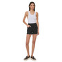 Women's High-Rise Contrast-Topstitch Shorts