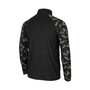 Men's Black Wyoming Cowboys OHT Military-Inspired Appreciation Take Flight Raglan Quarter-Zip Jacket