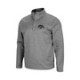 Men's Heathered Charcoal Iowa Hawkeyes Roman Pullover Jacket