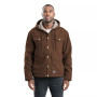 Men's Vintage Washed Sherpa-Lined Hooded Jacket