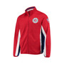 Men's Red LA Clippers 75th Anniversary Power Forward Space-Dye Full-Zip Track Jacket