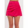 Women's High-Waisted Satin Skort