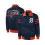 Men's Navy Detroit Tigers The Captain II Full-Zip Varsity Jacket