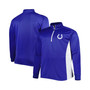 Men's Royal Indianapolis Colts Big and Tall Quarter-Zip Top