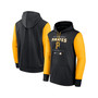 Men's Black, Yellow Pittsburgh Pirates Authentic Collection Performance Hoodie