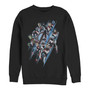 Marvel Men's Avengers Endgame Group Suit Up, Crewneck Fleece