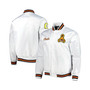 Men's White San Jose Earthquakes City Full-Snap Satin Jacket