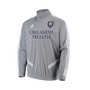 Men's Gray Orlando City SC Raglan climastorm Pullover Rain Jacket