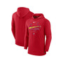 Men's Heather Red St. Louis Cardinals Authentic Collection Early Work Tri-Blend Performance Pullover Hoodie