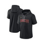 Men's Black Arizona Diamondbacks Springer Short Sleeve Team Pullover Hoodie