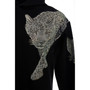 Men's Double Tiger Rhinestone Hoodie