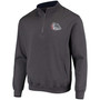 Men's Charcoal Gonzaga Bulldogs Tortugas Logo Quarter-Zip Jacket