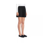 Women's Petite Sport Knit High Rise Elastic Waist Pull On Shorts