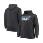 Men's Big and Tall Heathered Charcoal Indianapolis Colts Practice Pullover Hoodie