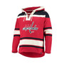 Men's Red Washington Capitals Superior Lacer Team Pullover Hoodie