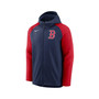 Men's Navy and Red Boston Red Sox Authentic Collection Full-Zip Hoodie Performance Jacket