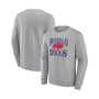 Men's Branded Heathered Charcoal Buffalo Bills Playability Pullover Sweatshirt