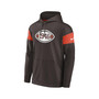 Men's Brown Cleveland Browns Sideline Arch Jersey Performance Pullover Hoodie