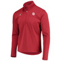 Men's Crimson Oklahoma Sooners 2021 Coaches Top Performance Half-Zip Jacket