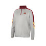 Men's Gray and Maroon Minnesota Golden Gophers Bushwood Fleece Quarter-Zip Jacket