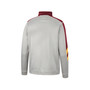 Men's Gray and Maroon Minnesota Golden Gophers Bushwood Fleece Quarter-Zip Jacket
