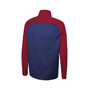 Men's Royal New York Giants Combine Authentic O-Line Raglan Half-Zip Jacket