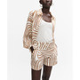 Women's Belted Printed Shorts