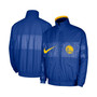 Men's Royal Golden State Warriors Courtside Versus Capsule Full-Zip Jacket