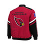 Men's Cardinal Arizona Cardinals Extreme Redzone Full-Snap Varsity Jacket