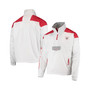 Men's White Wisconsin Badgers Santa Ana Anorak Quarter-Zip Jacket