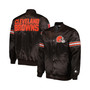 Men's Brown Cleveland Browns The Pick and Roll Full-Snap Jacket