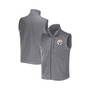 Men's NFL x Darius Rucker Collection by Gray Pittsburgh Steelers Polar Fleece Full-Zip Vest