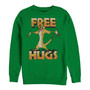 Disney Men's Lion King Timon Free Hugs, Crewneck Fleece