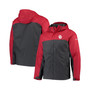 Men's Crimson, Charcoal Oklahoma Sooners Glennaker Storm Full-Zip Jacket